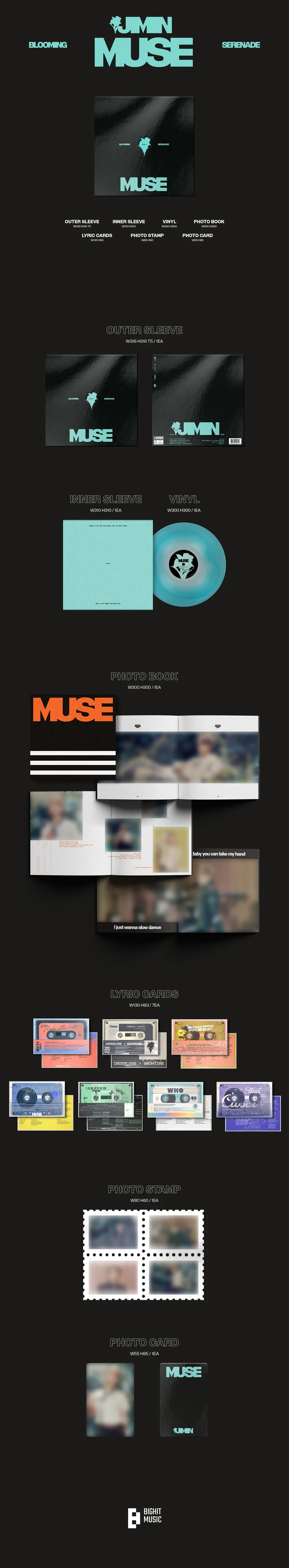 지민(BTS) - [MUSE] (LP) 상세 이미지 2