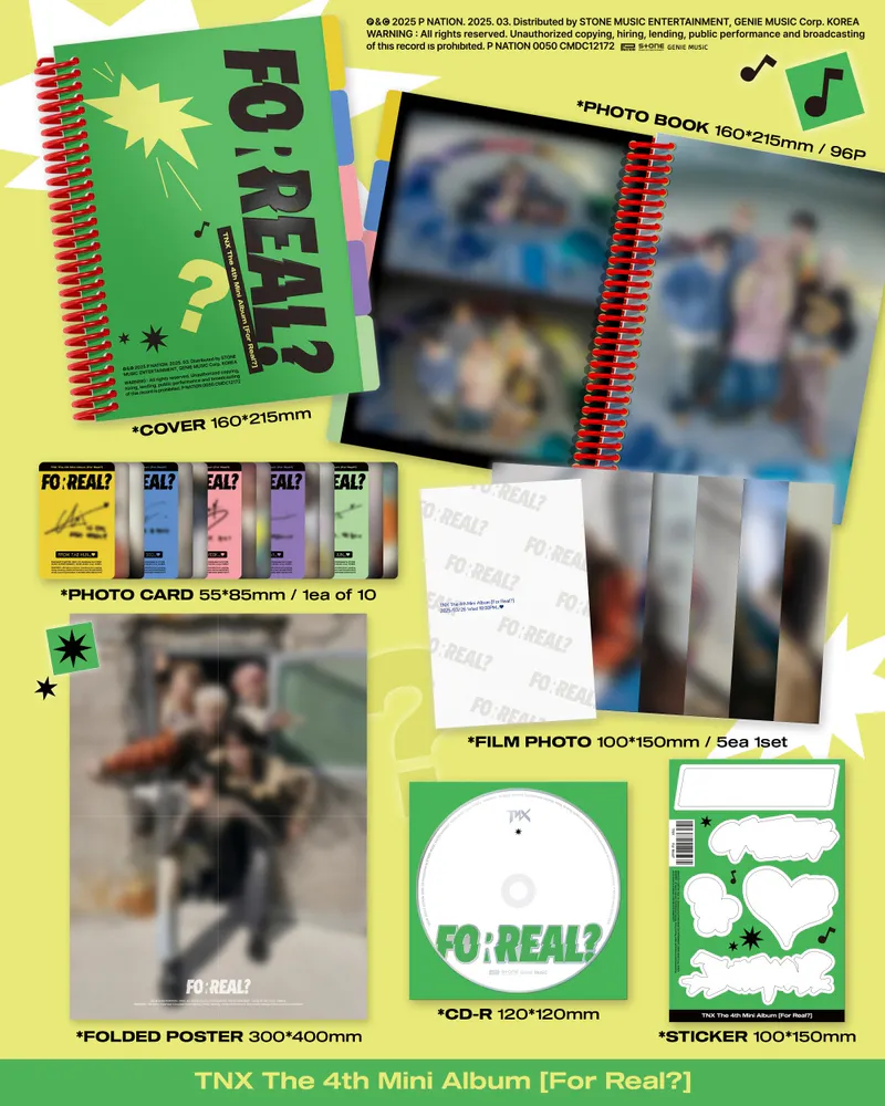TNX (티엔엑스) - 미니 4집 [For Real?] 2