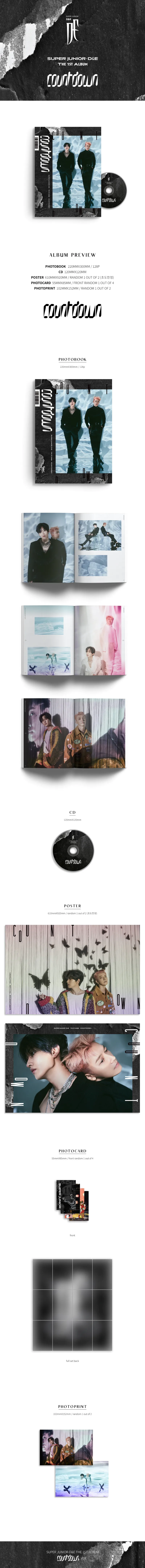 슈퍼주니어 D&E (Super Junior D&E) - 정규1집 [COUNTDOWN] (COUNTDOWN Ver.) 상세 이미지 2