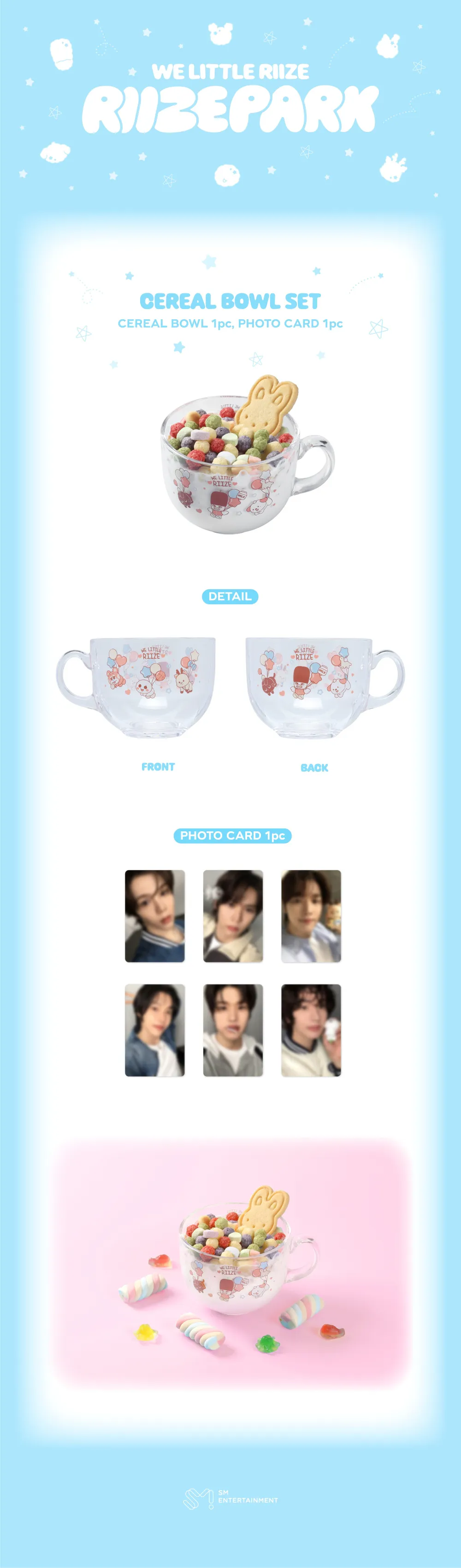 2025 WE LITTLE RIIZE @ RIIZE PARK MD - CEREAL BOWL SET 상세 이미지 3