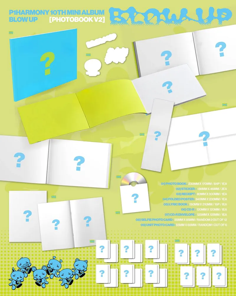 [특전증정/랜덤] P1Harmony (피원하모니) - 10th Mini Album [BLOW UP] (Photobook Ver.) 2