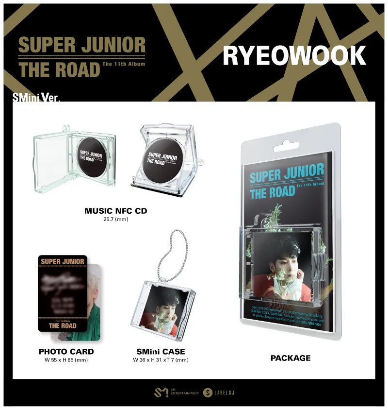 슈퍼주니어 (Super Junior) - 정규 11집 [The Road] (SMini Ver.)(RYEOWOOK ver.) 2