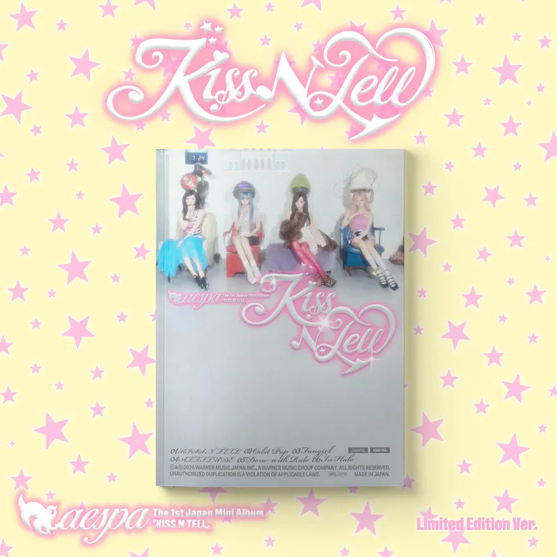 에스파(aespa) - 일본 미니 1집 Kiss N Tell [Limited Edition Ver.] (일본 수입반) 2