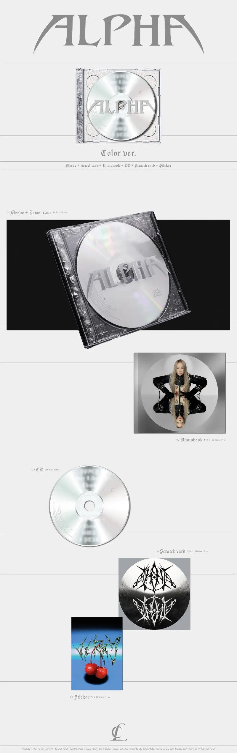 CL (씨엘) - [ALPHA] (COLOR ver.) 상세 이미지 2