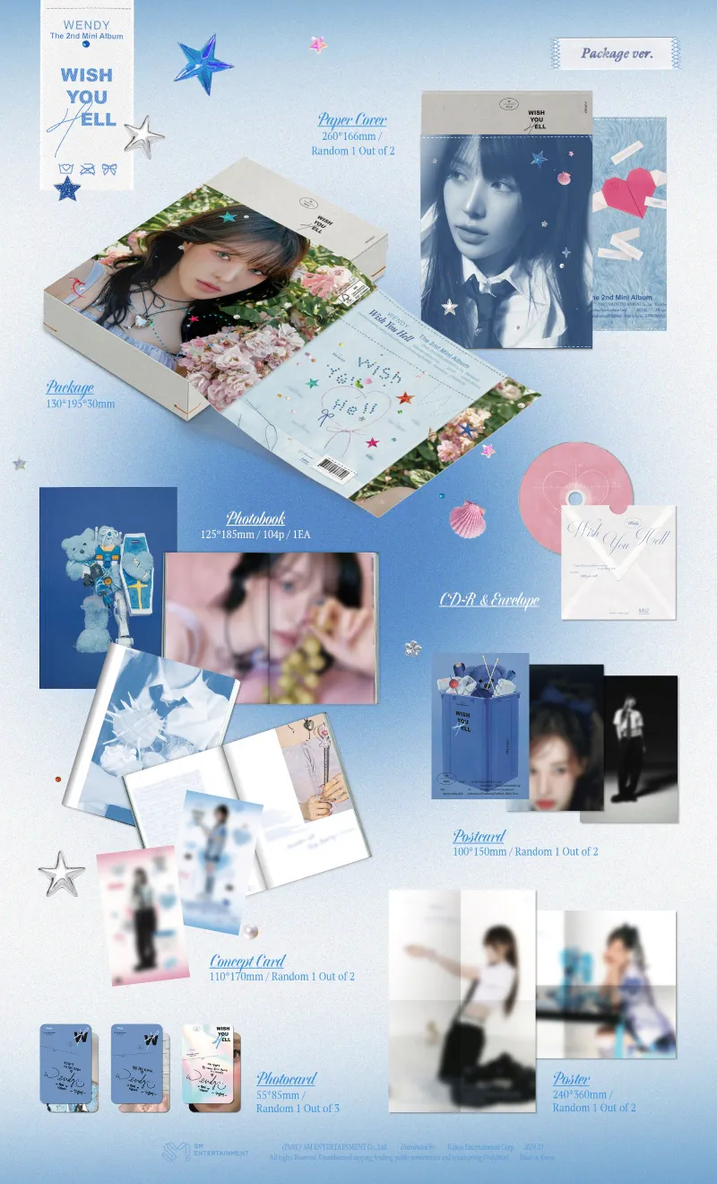 웬디 (WENDY)  - 미니 2집 [Wish You Hell] (Package Ver.) 2