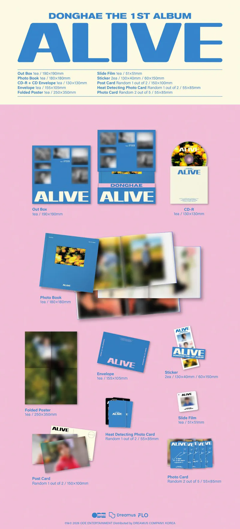 동해(DONGHAE) - 정규앨범1집 [ALIVE] (포토북) 2