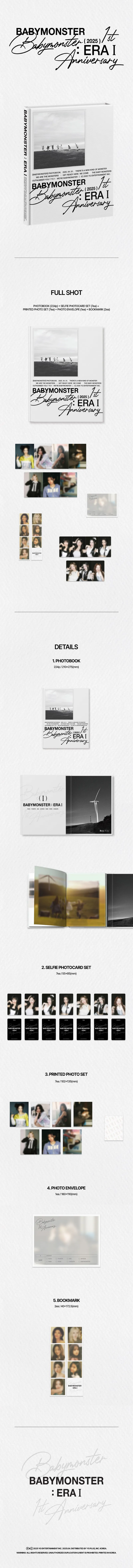 베이비몬스터 (BABYMONSTER) - BABYMONSTER : ERA l BABYMONSTER 1st Anniversary Photobook 2