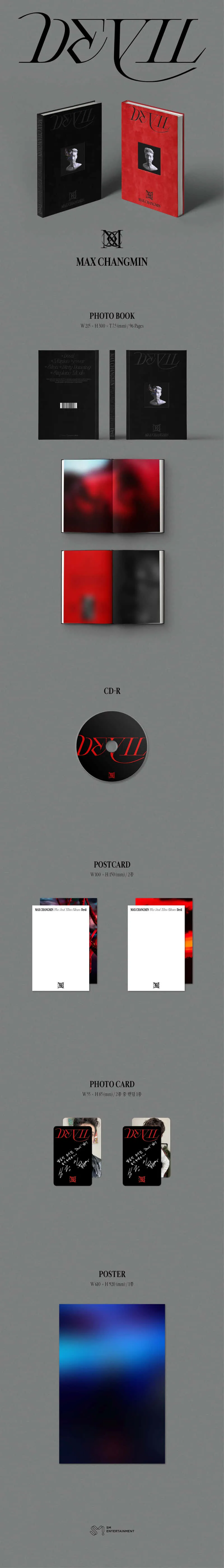 최강창민 (MAX) - 미니 2집 [Devil] (Black Ver.) 상세 이미지 2