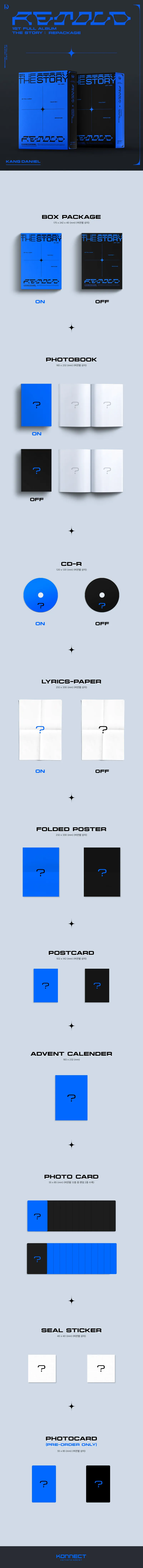 [랜덤] 강다니엘 (KANG DANIEL) - 1st Full Album Repackage [Retold] 상세 이미지 2