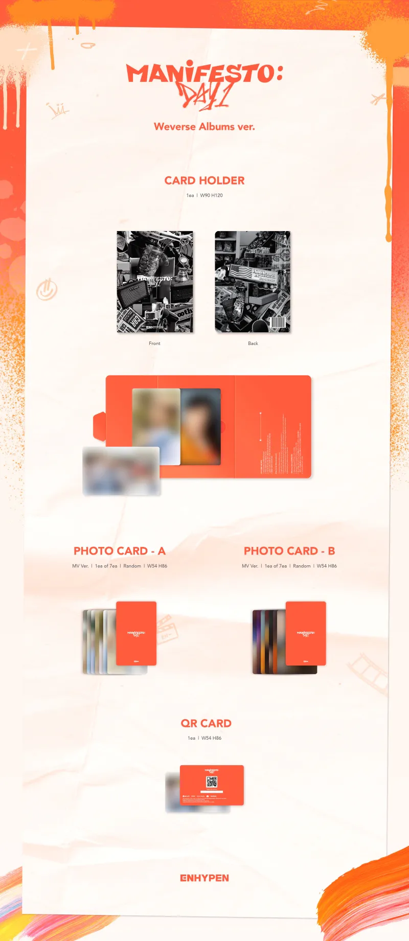 ENHYPEN (엔하이픈) - MANIFESTO : DAY 1 (Weverse Albums ver.) 상세 이미지 2