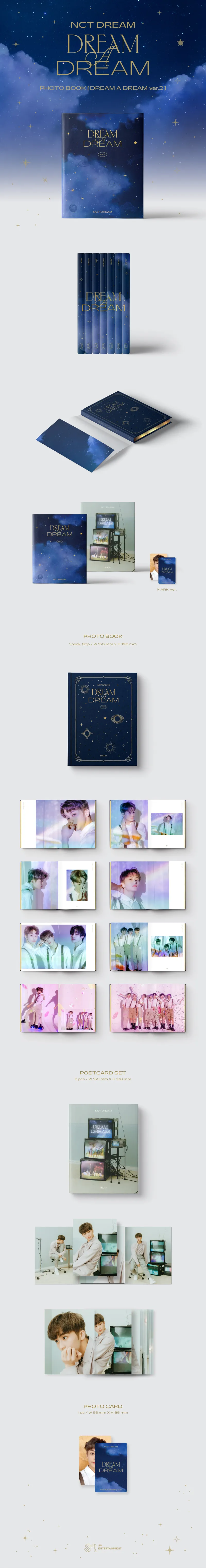 NCT DREAM (엔시티 드림) - [MARK] NCT DREAM PHOTO BOOK [DREAM A DREAM ver.2] 상세 이미지 2
