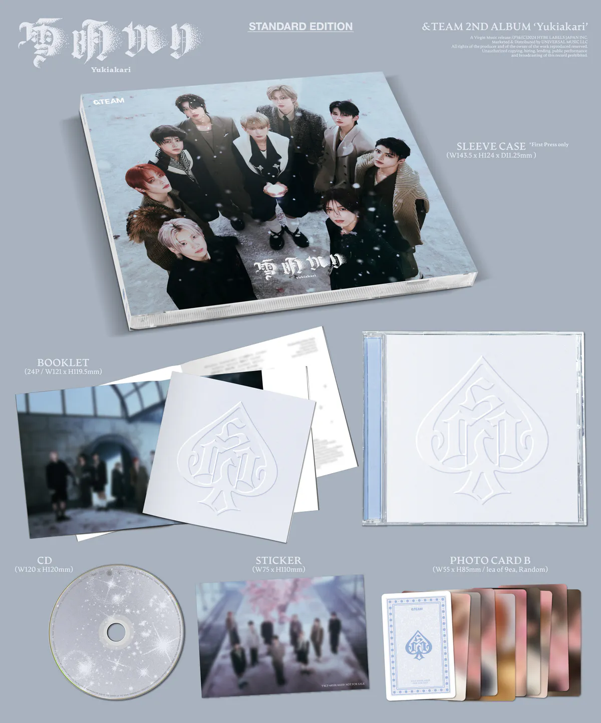 &TEAM (앤팀) - 2nd ALBUM [Yukiakari] STANDARD EDITION 상세 이미지 2