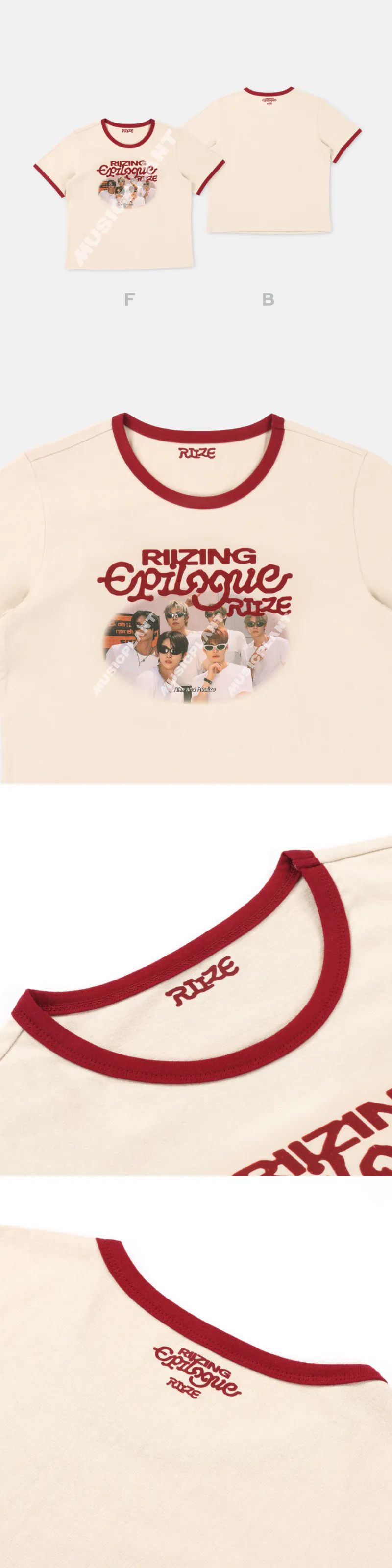 RIIZE : ON THE SING STREET 2nd MD - T-SHIRT (A ver.) 2