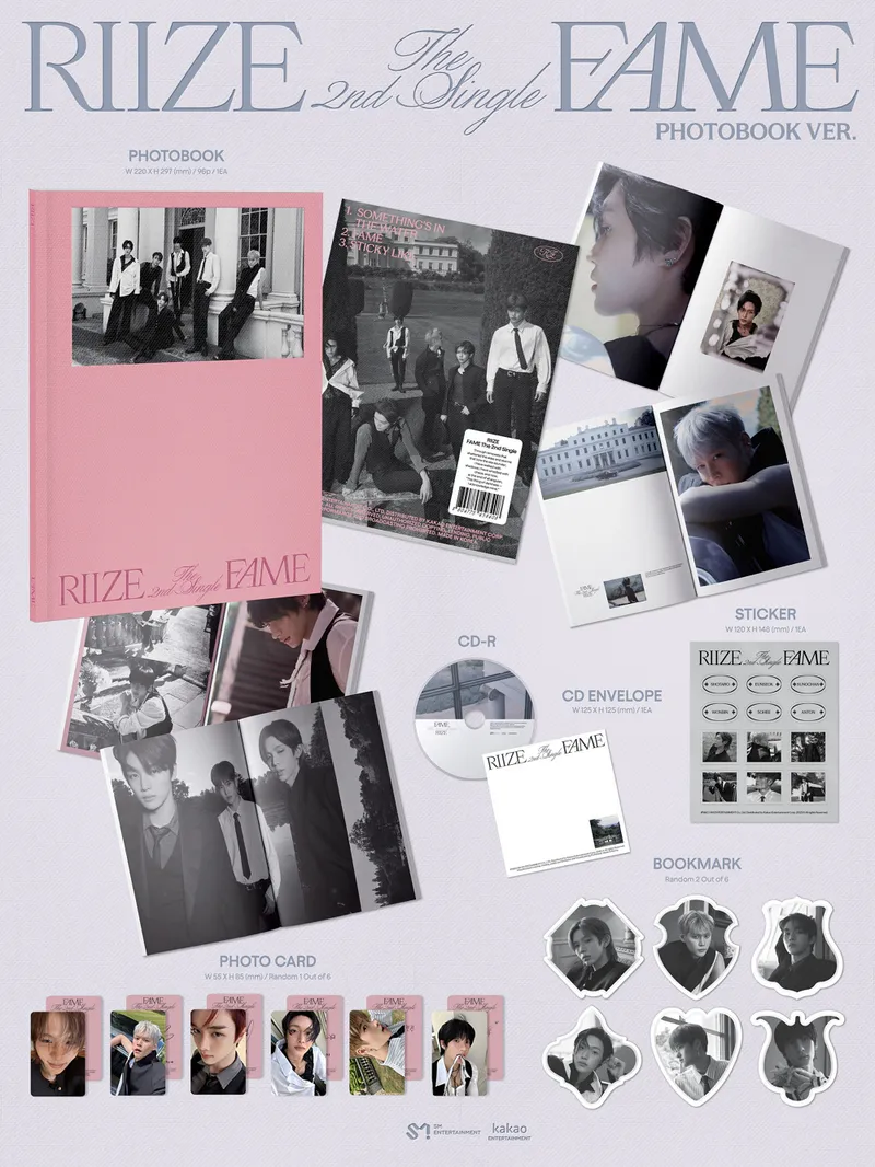 라이즈(RIIZE) - 싱글 2집 [Fame] (Photobook Ver.) 2