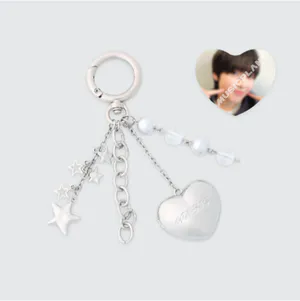 2024 NCT WISH 'LET’S GO STEADY' 2nd OFFICIAL MD - HEART PENDANT KEY RING SET