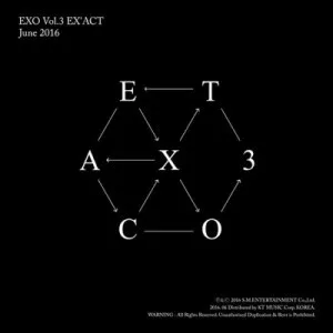 [랜덤] 엑소 (EXO) - 정규3집 [EX'ACT] (CHINESE ver.)