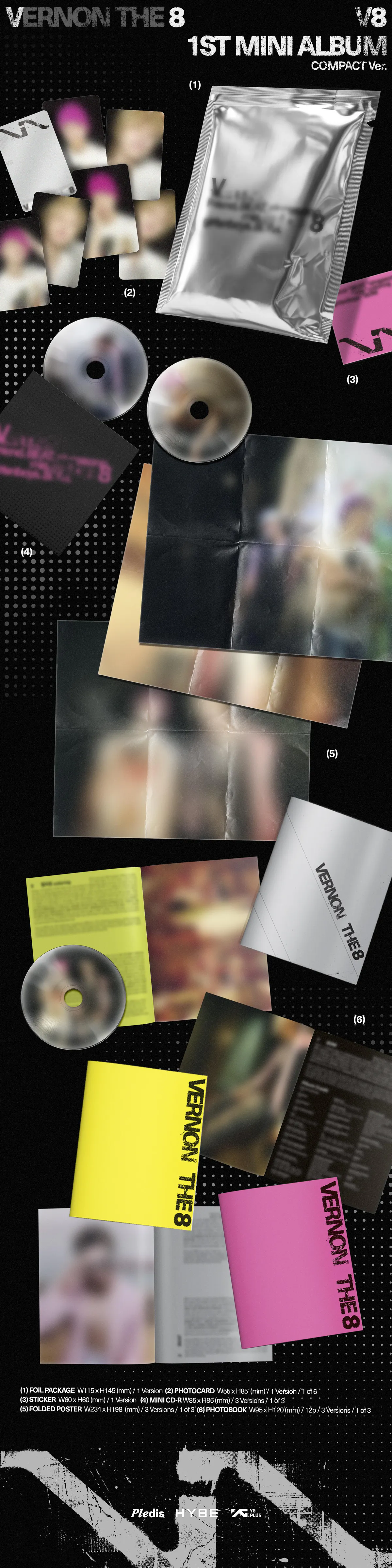 [랜덤] V8 (SEVENTEEN) - 1st Mini Album 'V8' 상세 이미지 6