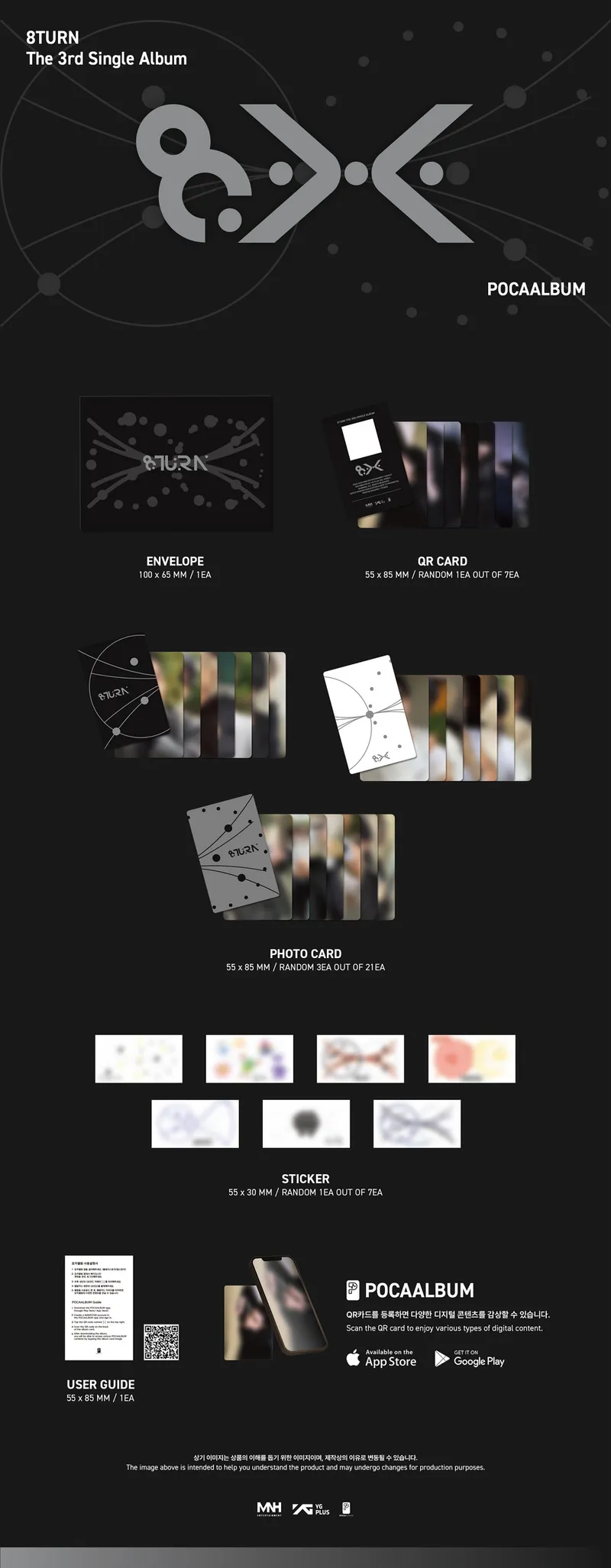 8TURN (에잇턴) - The 3rd Single Album [8.X] (POCAALBUM) 2