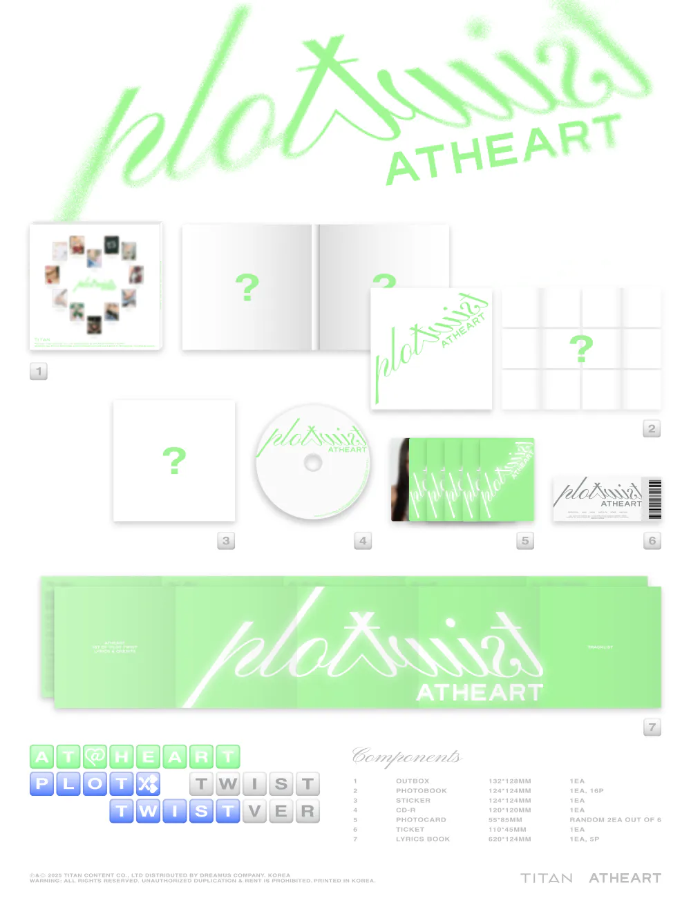 AtHeart(앳하트) - 미니 1집 [Plot Twist] (Twist Ver.) 상세 이미지 2