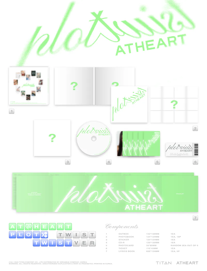 AtHeart(앳하트) - 미니 1집 [Plot Twist] (Twist Ver.) 2