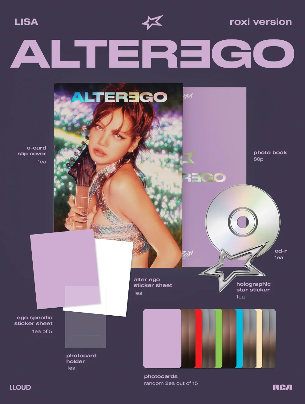 LISA - [Alter Ego –photobook roxi ver.] 상세 이미지 2