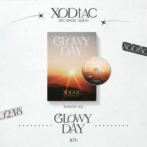 XODIAC (소디엑) - 싱글 3집 [GLOWY DAY] (SUNLIGHT Ver.)