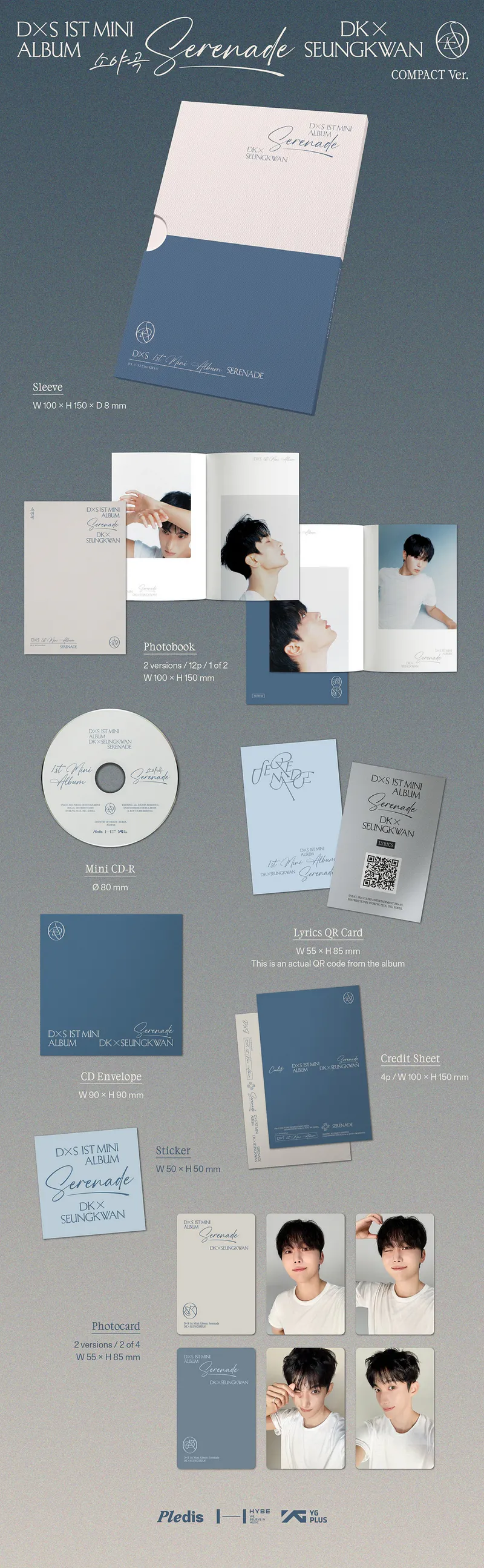 [랜덤] 도겸X승관 (SEVENTEEN) - 1st Mini Album [소야곡] (COMPACT Ver.) 2