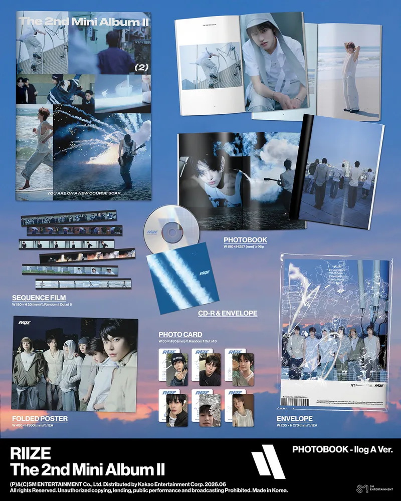 [세트] 라이즈(RIIZE) - 미니 2집 [II] (Photobook Ver.) 2