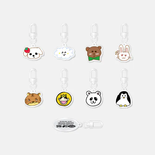 2024 SUPER JUNIOR [SUPER SHOW SPIN-OFF : Halftime] MD - RANDOM ACRYLIC KEY RING