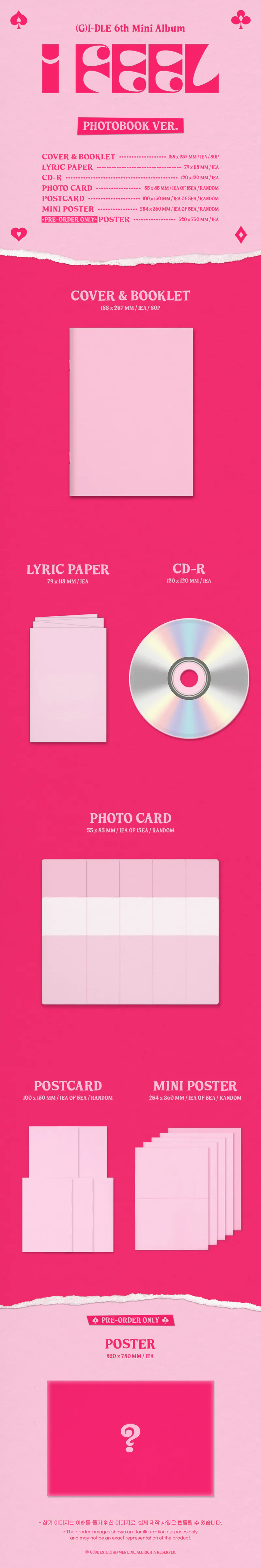 (여자)아이들 ((G)-IDLE) - 미니 6집 [I feel] (PhotoBook Ver.) 2