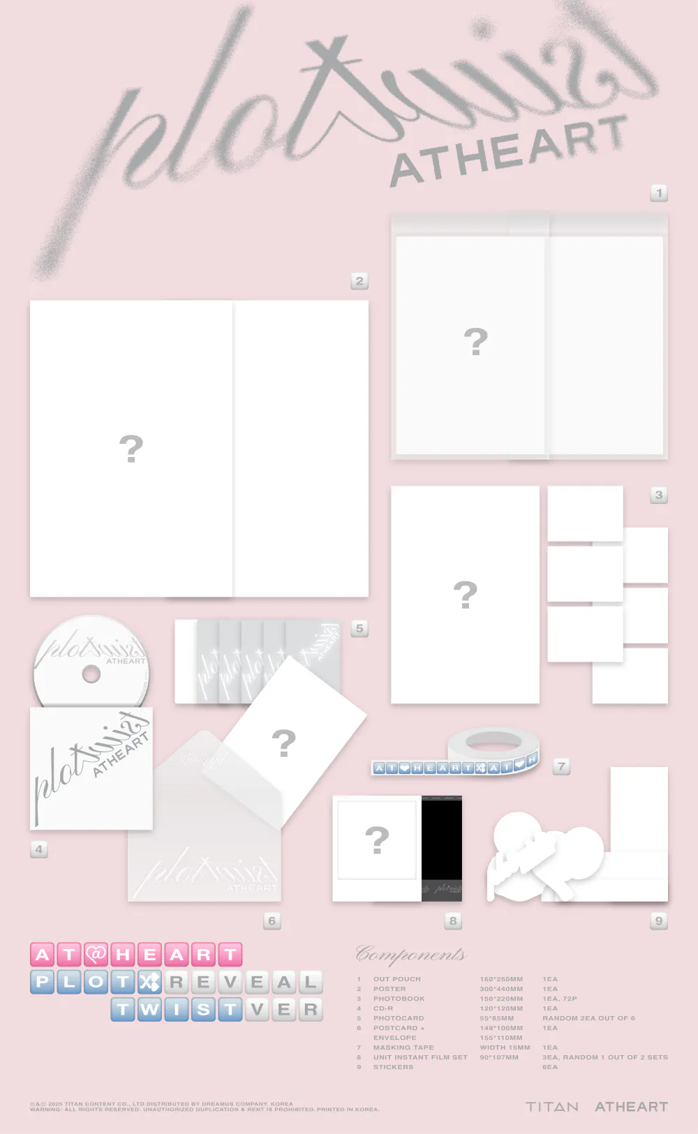 AtHeart(앳하트) - 미니 1집 [Plot Twist] (Reveal Ver.) 상세 이미지 2