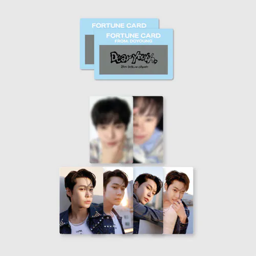 2024 DOYOUNG CONCERT [Dear Youth,] 1st MD LINE UP - FORTUNE SCRATCH CARD SET
