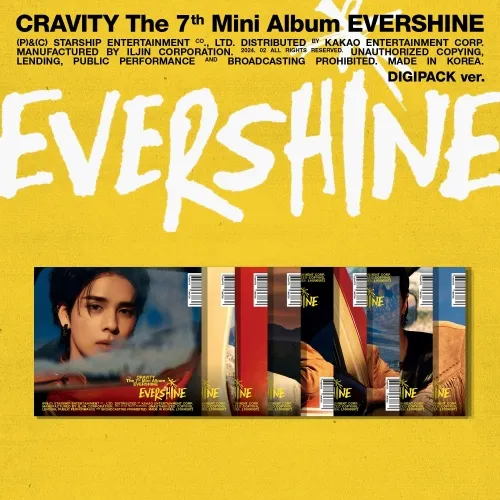 [랜덤] CRAVITY (크래비티) - 미니 7집 [EVERSHINE] (DIGIPACK ver. )