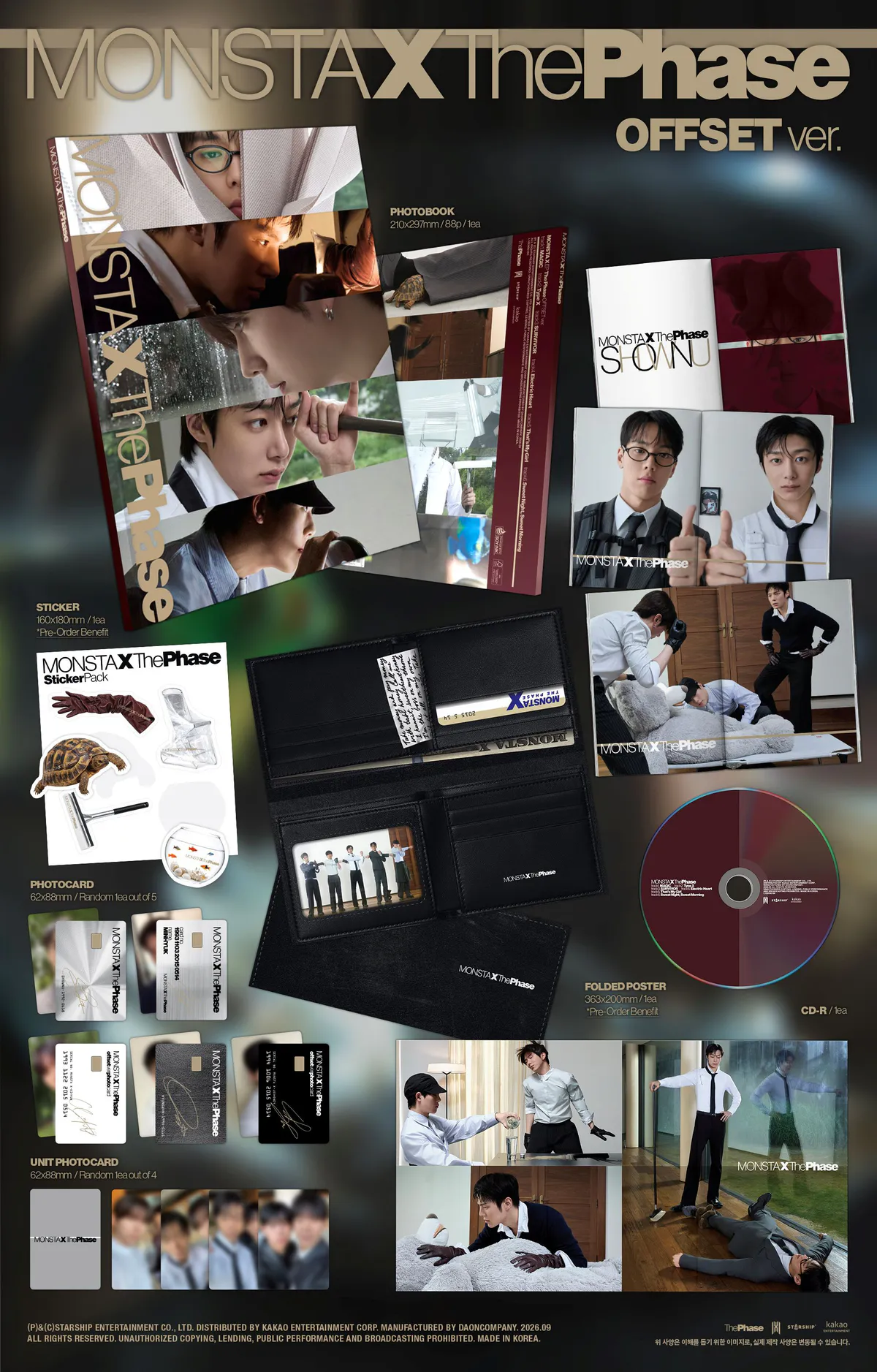 몬스타엑스 - MONSTA X EP [The Phase] (OFFSET ver.) 상세 이미지 2