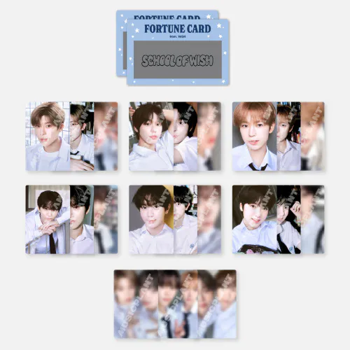 2024 NCT WISH FANMEETING 'NCT WISH : SCHOOL of WISH' MD - FORTUNE SCRATCH CARD SET