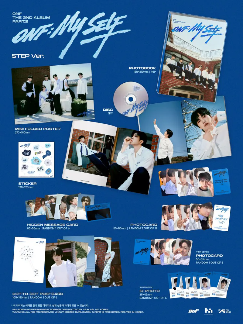 [랜덤] 온앤오프(ONF) - 정규 2집 Part.2 [ONF:MY SELF] (PHOTOBOOK Ver.) 4