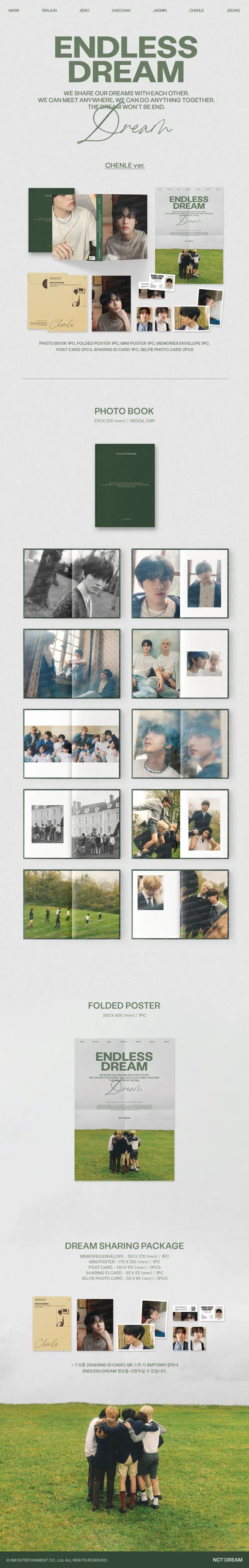 NCT DREAM PHOTO BOOK [ENDLESS DREAM]_CHENLE ver. 2