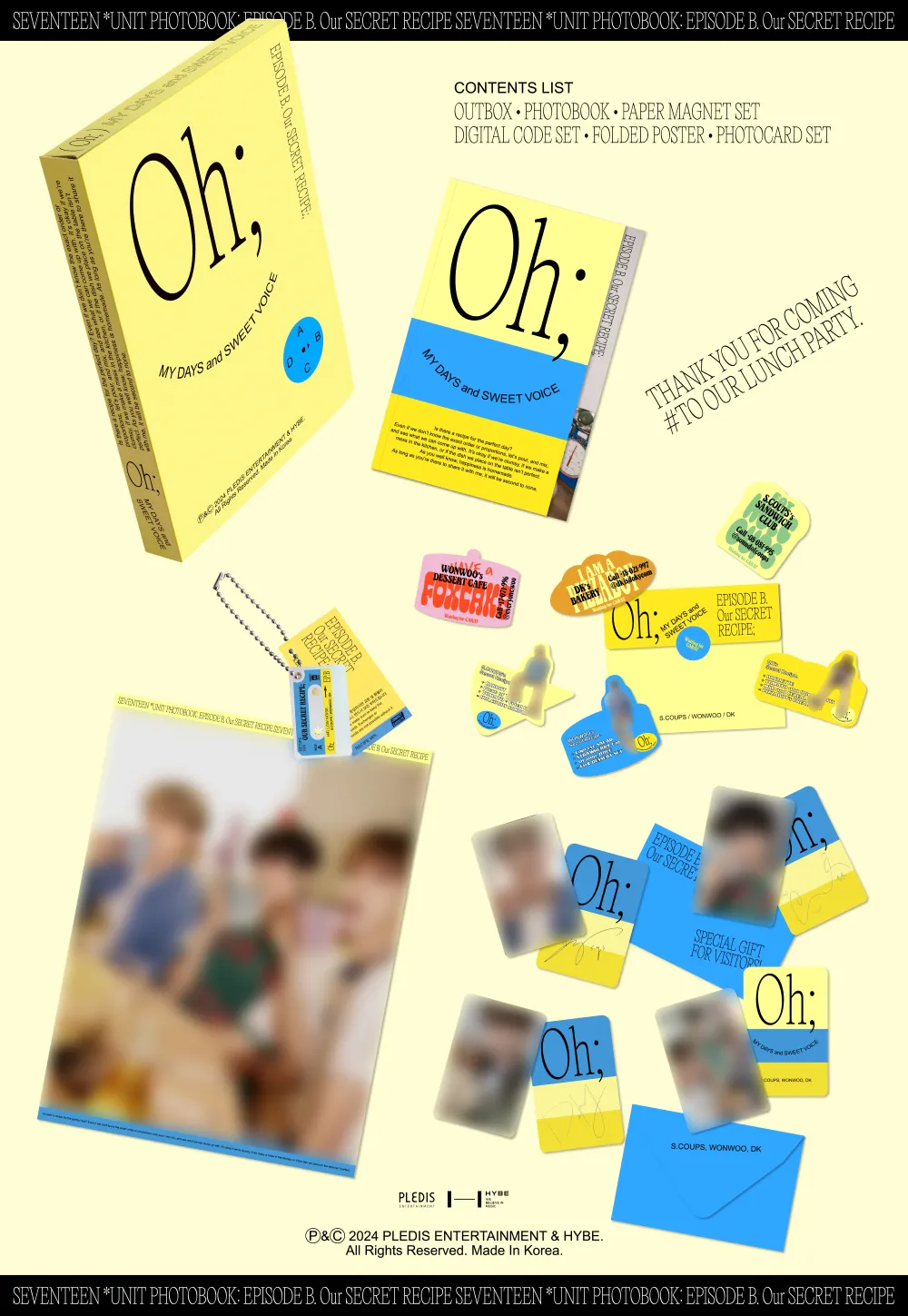 SEVENTEEN (세븐틴) - SEVENTEEN Episode : Oh, My Days and Sweet Voice B 상세 이미지 2