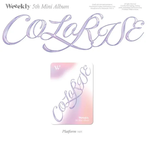 Weeekly (위클리) - 미니 5집 [ColoRise] (Platform Ver.)