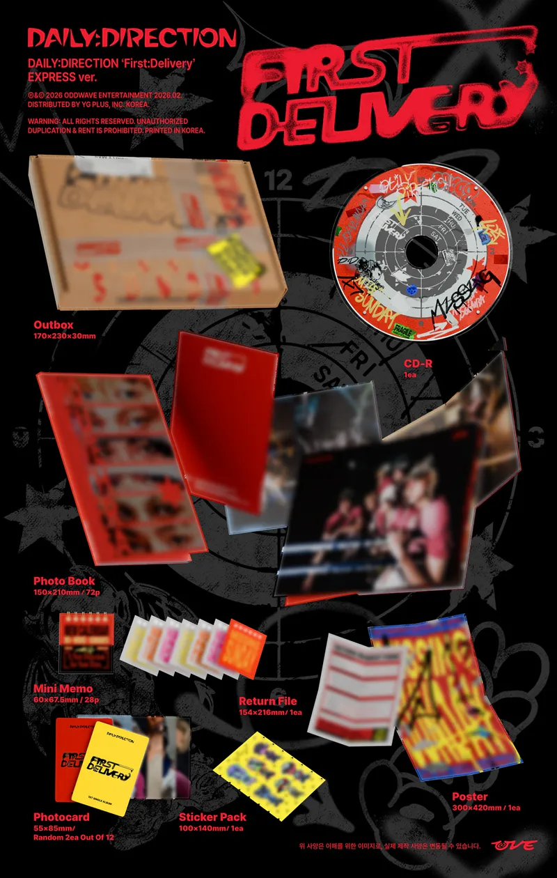 [세트] DAILY:DIRECTION - [First:Delivery] (EXPRESS ver. / NEWSPAPER ver.) 2