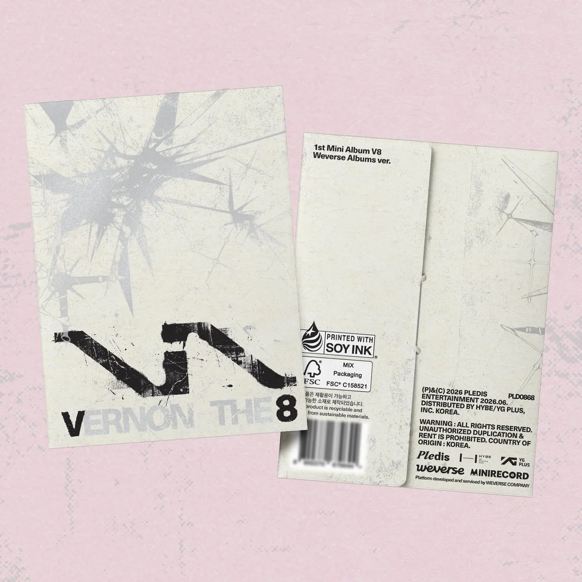 [랜덤] V8 (SEVENTEEN) - 1st Mini Album 'V8' 상세 이미지 2