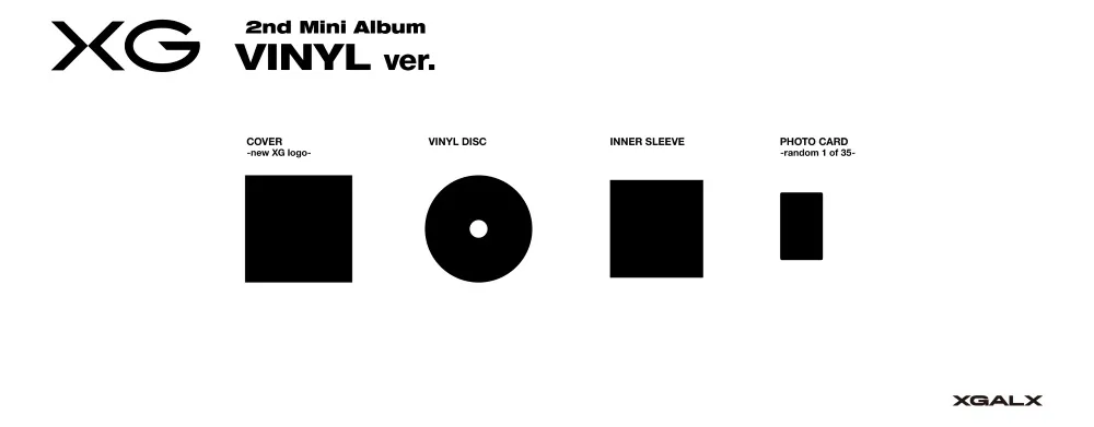 XG - 2nd Mini Album [AWE] (VINYL ver.) 상세 이미지 2
