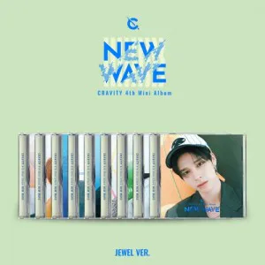 [한정반/랜덤] CRAVITY (크래비티) - 미니4집 [NEW WAVE] (Jewel Ver.)