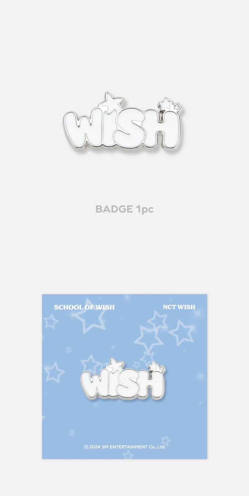 2024 NCT WISH FANMEETING 'NCT WISH : SCHOOL of WISH' MD - BADGE 상세 이미지 2