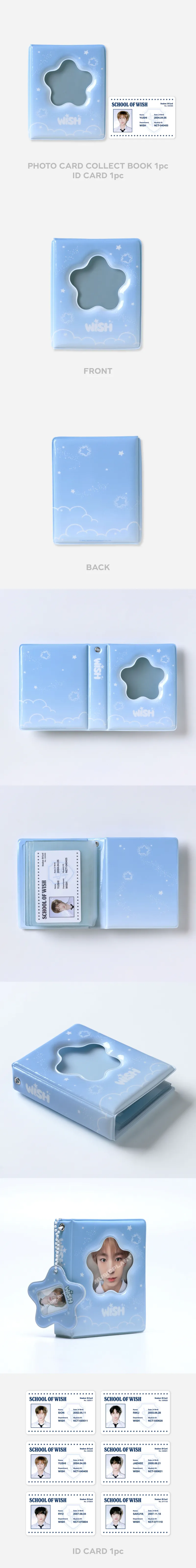 2024 NCT WISH FANMEETING 'NCT WISH : SCHOOL of WISH' MD - PHOTO CARD COLLECT BOOK SET 2