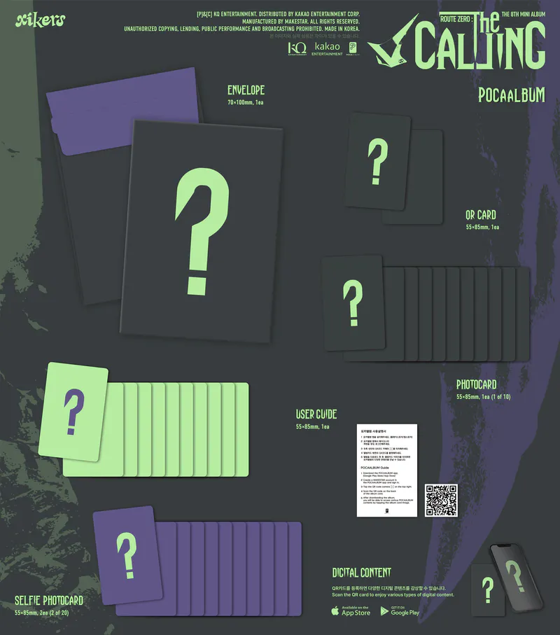 xikers(싸이커스) - 8TH MINI ALBUM [ROUTE ZERO : The CALLING] (POCAALBUM) 2