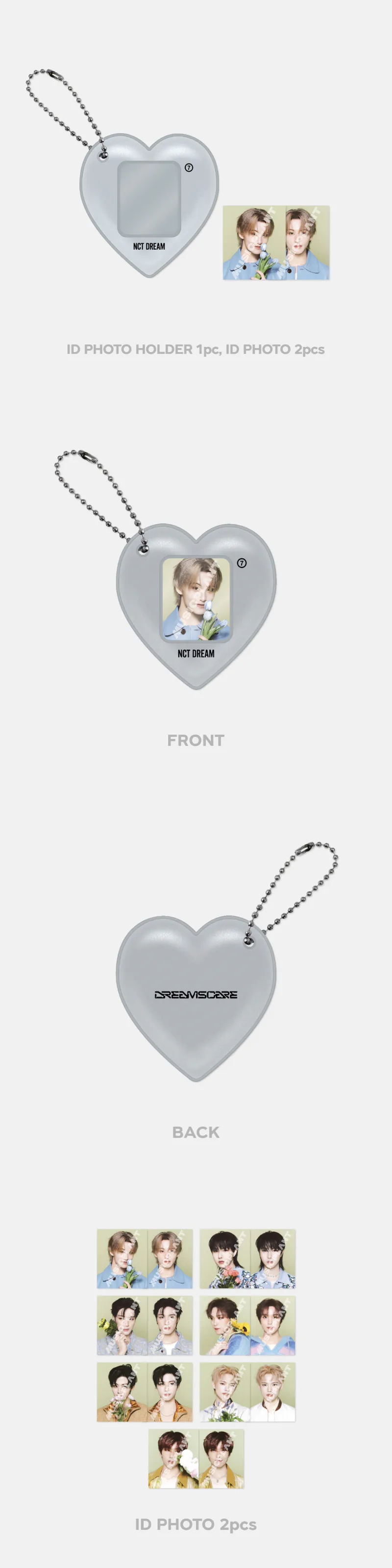 NCT DREAM 'DREAM FINDER : Chase The Light' 1st MD - ID PHOTO HOLDER SET 2