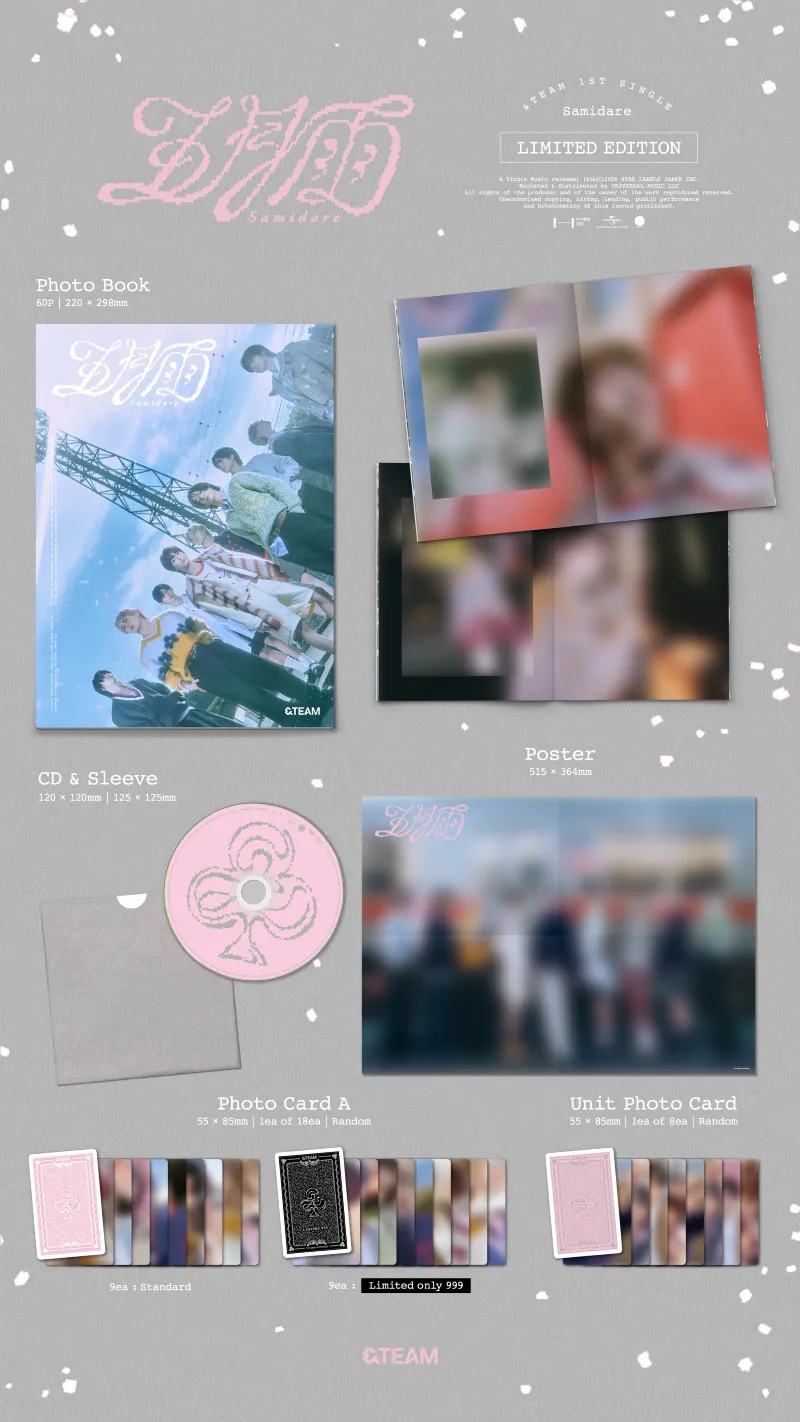 &TEAM (앤팀) - 1st SINGLE [Samidare] LIMITED EDITION 상세 이미지 2