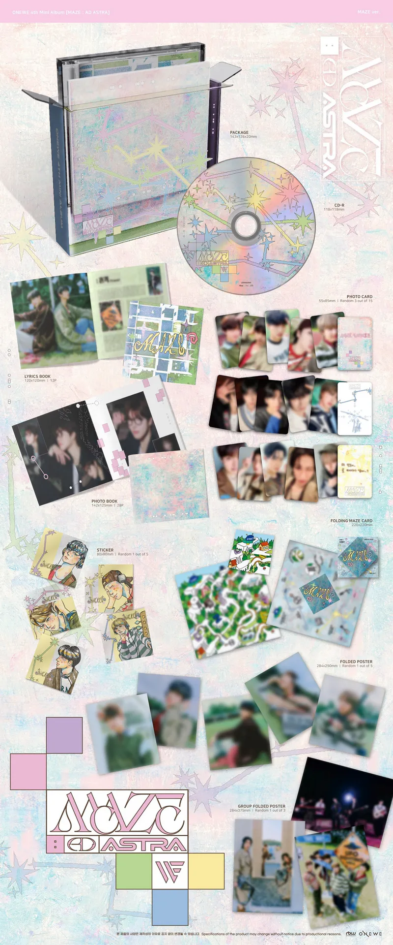 원위 (ONEWE) - 4th Mini Album [MAZE : AD ASTRA] (MAZE ver.) 2