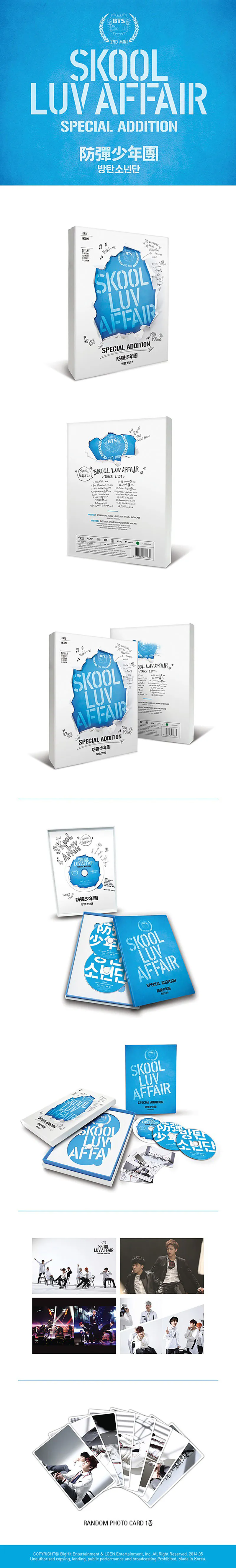 [재발매] 방탄소년단 (BTS) - 스페셜 [SKOOL LUV AFFAIR SPECIAL ADDITION] (CD+2DVD) 상세 이미지 2